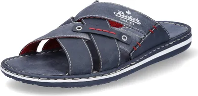 Produktbild von Rieker 21099 Herren Sandalen Pantoletten Clogs , Größe:42 EU, Farbe:Blau