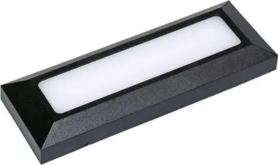 Obrázek produktu pro Ecolite Černé tenké fasádní LED svítidlo obdelníkové 6W IP65 CCT ZSE5-CR