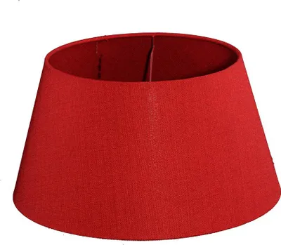 Produktbild von Lampenschirm für Tischleuchte in Leinen Safari Rot Tischlampe Standlampe 60-50-32