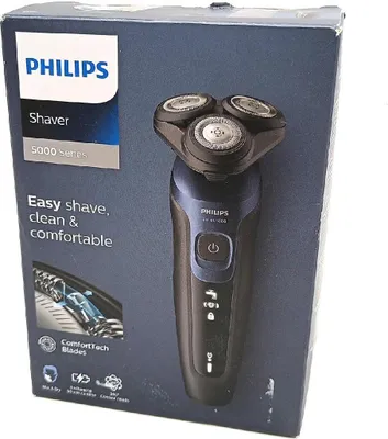 Obrázek produktu pro Philips SHAVER Series 5000 S5465/18, Rotační holicí strojek, Modrá, ComfortTech Blades, Knoflíky, LED, Replace every 2 yrs with SH30