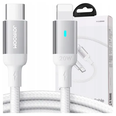 Image de Kabel Joyroom Extraordinary Series A10 Lightning / Usb-C Pd 20W 1.2 M - Biały