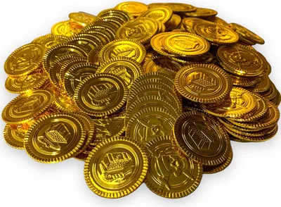 Produktbild von Goldmünzen Goldtaler Piraten-Party Kindergeburtstag 300 Stück Give-Aways