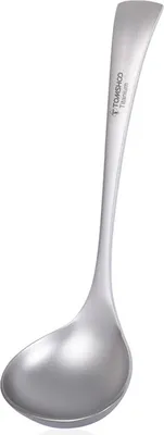 Produktbild von TOMSHOO Reinem Titan Lange Griff Suppe Loeffel Outdoor Camping Haushalt