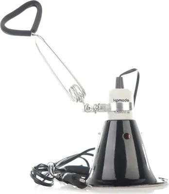 Image de Komodo Black Dome Clamp Fixture (lampe à pince)