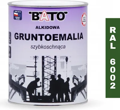 Zdjęcie produktu dla Gruntoemalia Alkidowa Szybkoschnąca Zielona Ral 6002 0,8L