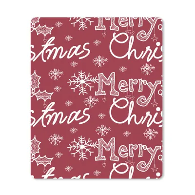 Produktbild von MuchoWow® Mauspad Mousepad Muster - Schnee - Weihnachten - Zitate 30x40 cm - Mousepads - Maus Mat - Pad - Mausunterlage - Mausmatten