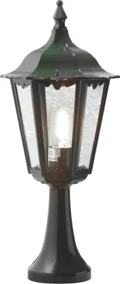 Produktbild von Konstsmide Firenze Sockelleuchte schwarz lackiertes Aluminium, klares Glas 7214-750