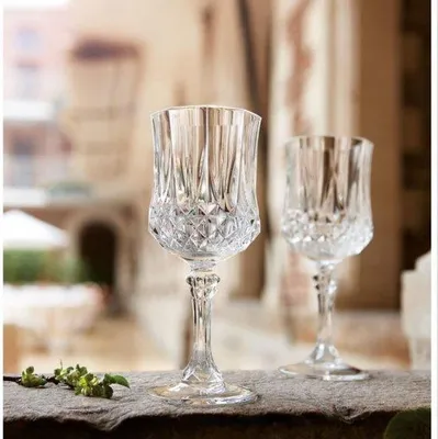 Immagine prodotto di Bicchieri da vino bianchi in cristallo, set da 6 pezzi, lavabili in lavastoviglie
