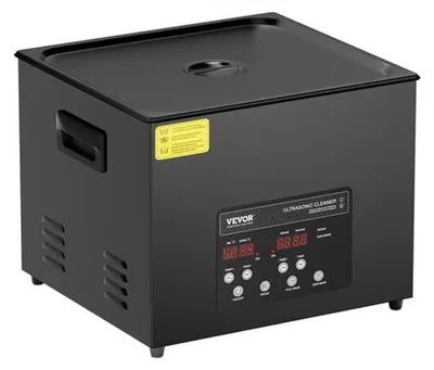 Productafbeelding van Ultrasoonreiniger 15L - 360W Ultrasoonvermogen - 40 kHz Frequentie - Met Verwarming - Roestvrijstaal - Voor Sieraden En Gereedschap