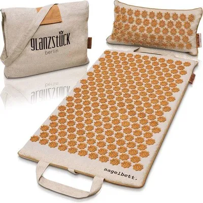 Productafbeelding van XL-rugmatset voor rugontspanning – massageapparaat met kussen en warmtefunctie