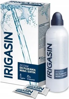 Zdjęcie produktu dla Irigasin Zestaw 12 saszetek + butelka