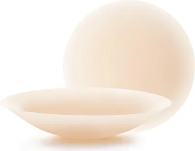 Produktbild von Silikon-Nippelabdeckungen – Selbstklebende, Wiederverwendbare Pasties für Frauen mit Elegantem Reiseetui - NIPCOV Creme