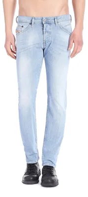 Produktbild von Diesel Belther 0839G Herren Jeans Hose Regular Slim Straight