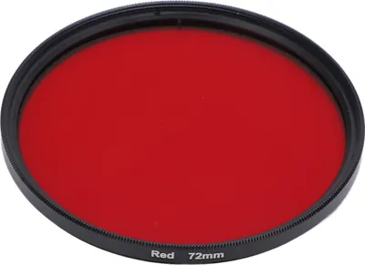Immagine prodotto di Filtro obiettivo rosso ad alta definizione a colori per fotocamera DSLR Nikon72mm