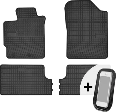 Produktbild von Gummimatten Auto Fußmatten Automatten Passgenau 4-teilig Set - passend für Toyota Yaris 3 III 2011-2018