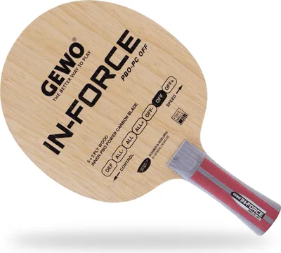 Produktbild von GEWO Tischtennisholz / In-Force PBO-PC OFF / NEU /