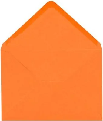 Obrázok produktu pre Obálky B6 oranžové 120 g x-15 50 kusov