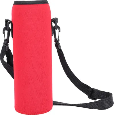 Produktbild von Outdoor Sportwasserflasche Thermalhalterbeutel verspottete Beweishülle mit Riemen (rot)