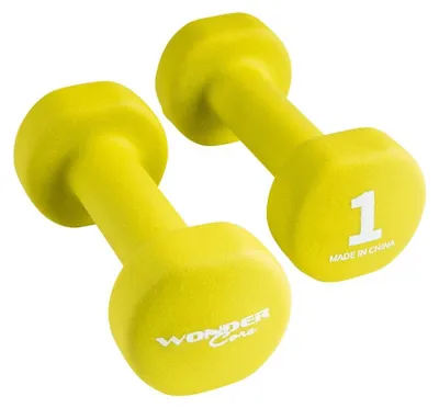 Obrázek produktu pro Sada neoprenové činky, 1 kg každá, protiskluzový povrch