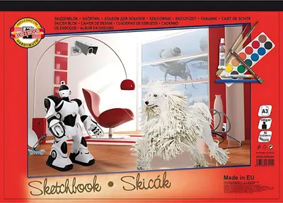 Zdjęcie produktu dla KOH-I-NOOR Sketchbook Szkicownik 10 A3 180 g