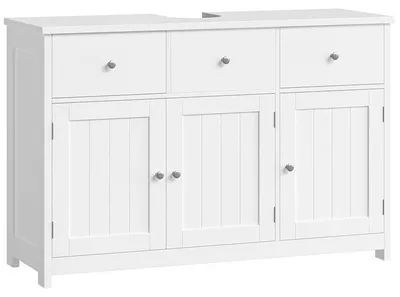 Immagine prodotto di Mobiletti da bagno sotto lavabo, modello FMD-276, dimensioni 100 x 30 x 61 cm, colore bianco