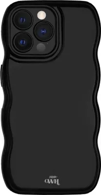 Produktbild von Glossy Wavy Hülle Black  - Kompatibel mit iPhone 12 Pro