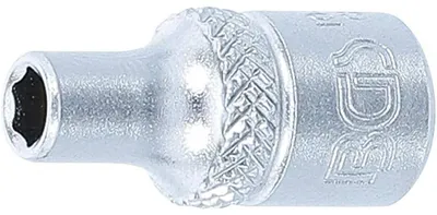 Image de Douille pour Clé Six Pans 6,3 mm (1/4) - Acier, Précision et Durabilité - Cliquet 1/4 - D-Work