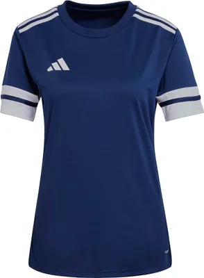 Productafbeelding van Adidas Squadra 25 Shirt Korte Mouw Dames - Navy / Wit | Maat: M