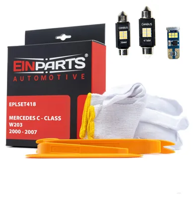 Zdjęcie produktu dla Einparts Automotive Zestaw Led Żarówek Do Mercedes C Class W203 2000 2007