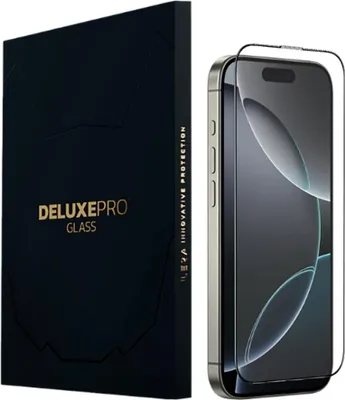 Zdjęcie produktu dla iLera DeLuxe Original Glass Szkło ochronne do iPhone 16 Pro