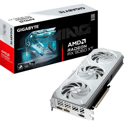 Immagine prodotto di Gigabyte Radeon RX9060 XT Gaming OC ICE 16GB GDDR6 2xHDMI