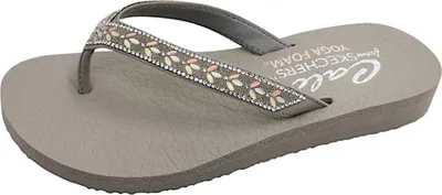 Produktbild von Skechers Meditation - Lucky One Damen Pantolette in Beige, Größe 40