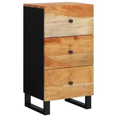 Obrázek produktu pro Příborník se 3 zásuvkami 40 x 33,5 x 75 cm masivní akácie