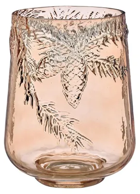 Produktbild von Windlicht - H 20 cm - Braun - Glas