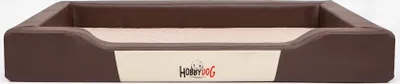 Produktbild von Hundekissen Hundebett Hundekissen Tierbett Katzenbett Hundekorb Schlafplatz - Deluxe - 75 x 50 x 13 cm [Größe: L] - Braun