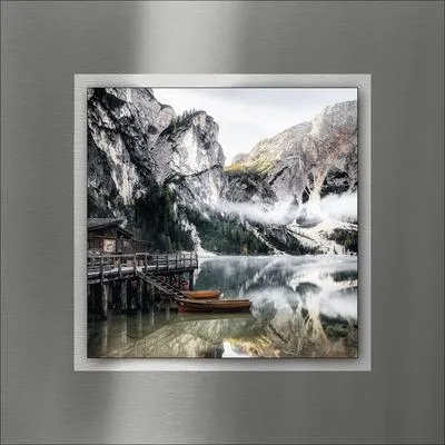 Produktbild von Metallbild Wildsee IV 50x50 cm