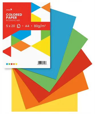 Produktbild von Netuno A4 Intensivfarben Papier 100 Blatt 80g