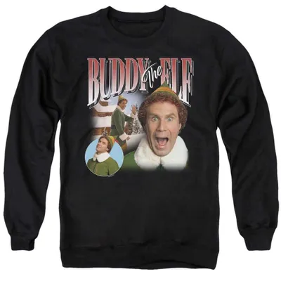 Productafbeelding van Elf - Uni sweatshirt voor heren/dames, kerstdesign TV38977 (maat M) (zwart)