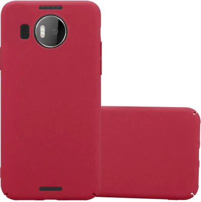 Produktbild von Cadorabo Schutzhülle für Nokia Lumia 950 XL Hülle in Rot Etui Hard Case Handyhülle Cover
