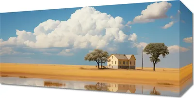 Zdjęcie produktu dla Obraz 40x20cm Domostwo
