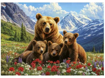Obrázok produktu pre Educa Grizzly v Kanade – puzzle, 1000 dielov, viacfarebné, pre deti, viacfarebné, univerzálna veľkosť