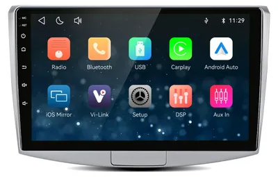 Produktbild von 10 Zoll Autoradio für VW Passat B6 B7 CC Magotan 2010-2015 mit CarPlay, Android Auto, Navigation, Bluetooth 5.1, WLAN & Mirror Link