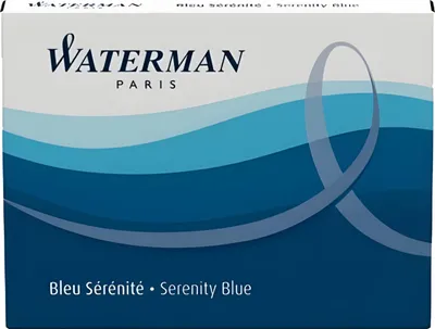 Produktbild von WATERMAN Tintenpatrone Inter. Serenity Blue 6 Stück