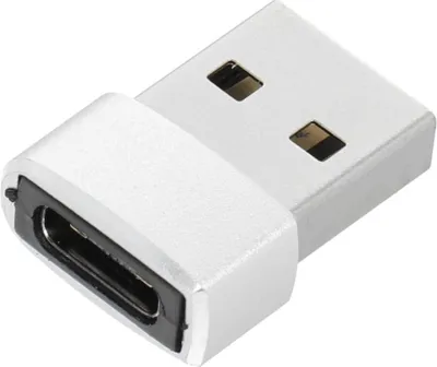 Image de Adaptateur type C - USB A argenté