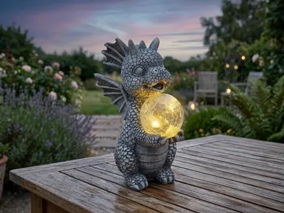 Produktbild von Solarleuchte Drache, Höhe 27,5cm