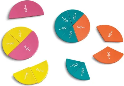 Image de Set d'aimants - Cercles avec fractions