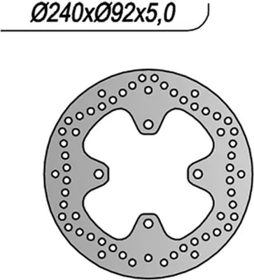 Imagen del producto de NG BRAKES Disco de freno redondo rígido