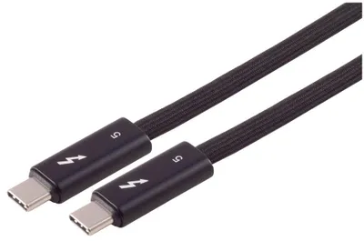 Produktbild von USB-C Verbindungskabel TB5 Pro, Thunderbolt 5, 80Gbit/s, 240W, DP2.1, PCIe 4.0, Video bis 16K - Länge: 2m