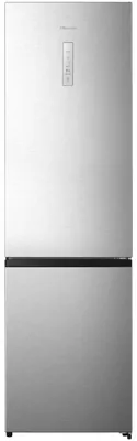 Produktbild von Hisense RB3N331NACD, 336 l, NoFrost-Funktion (Kühleinheit), SN-T, 6 kg/24h, D, Edelstahl