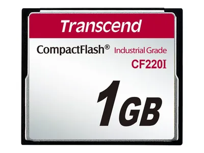 Produktbild von Transcend 1GB CF, 1 GB, Kompaktflash, 40 MB/s, 42 MB/s, Schwarz